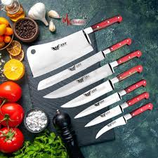 Best quality imported 7-piece kitchen/chef knife.