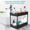 Kitchen Storage Holder Sliding Seasoning Shelf Home Accessories.