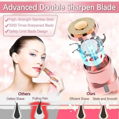 2in1 Electric Eyebrow Trimmer and Shaver
