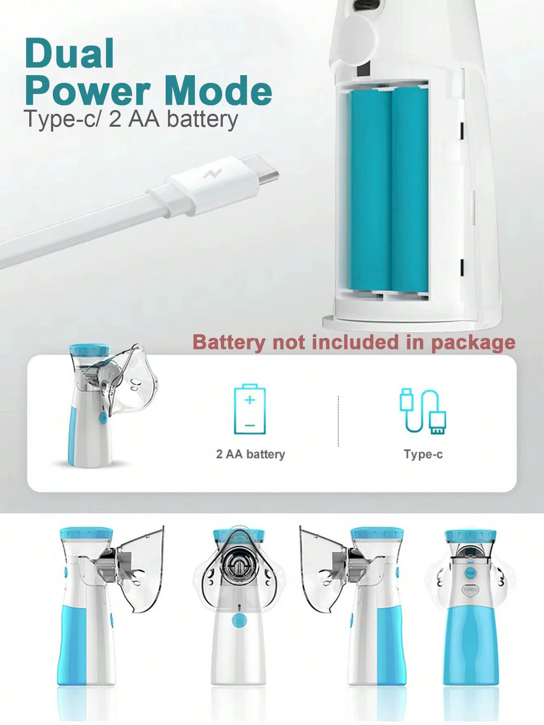 Mesh Nebulizer Machine For kids and adults