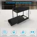 Kitchen Storage Holder Sliding Seasoning Shelf Home Accessories.